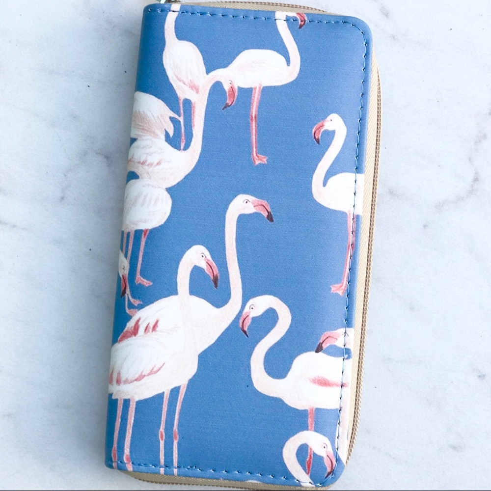 Flamingo Print Wallet.